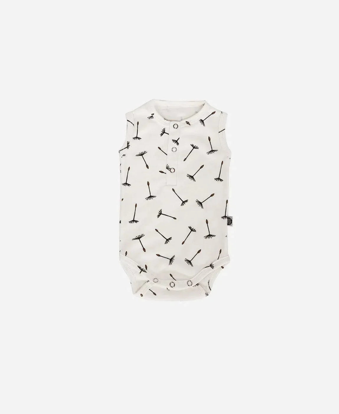 Body de Bebê Regata Unissex Botões Dandelion - MiniMalista Baby - Ano Novo, b2b, Baby, Calor, com-desconto-mm10, Menina, Menino, Neutro, Reveillon, Unissex, Verão -bebê-minimalista-estiloso