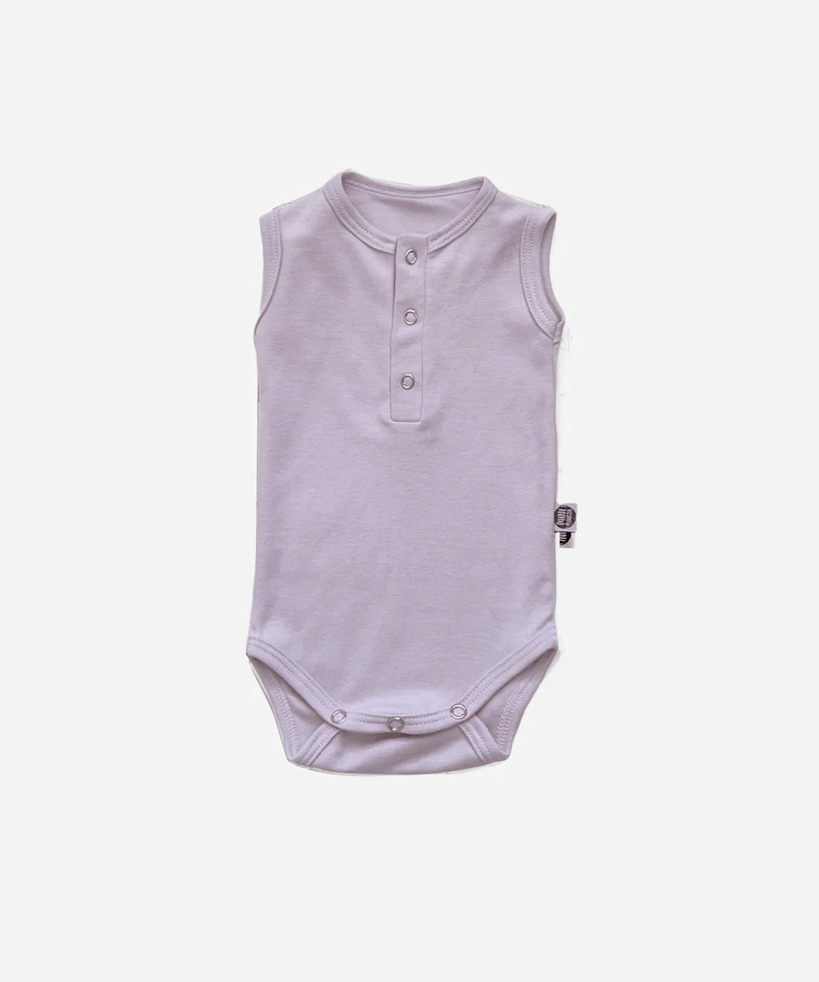 Body de Bebê Regata Unissex Botões | Liso Lilac - MiniMalista Baby - 0.3, b2b, Baby, black-friday, Calor, Menina, Neutro, new, tab-tam-body-regata, Unissex, Verão -bebê-minimalista-estiloso
