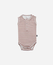 Body de Bebê Regata Unissex Botões | Listrinhas Chutney - MiniMalista Baby - 0.3, 0.45, b2b, Baby, black-friday, Calor, com-desconto-mm10, Menino, Neutro, new, tab-tam-body-regata, Unissex, Verão -bebê-minimalista-estiloso
