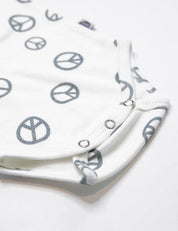 Body de Bebê Regata Unissex Botões | Peace and Love - MiniMalista Baby - 0.3, b2b, Baby, black-friday, Calor, com-desconto-mm10, Menino, tab-tam-body-regata, Verão -bebê-minimalista-estiloso