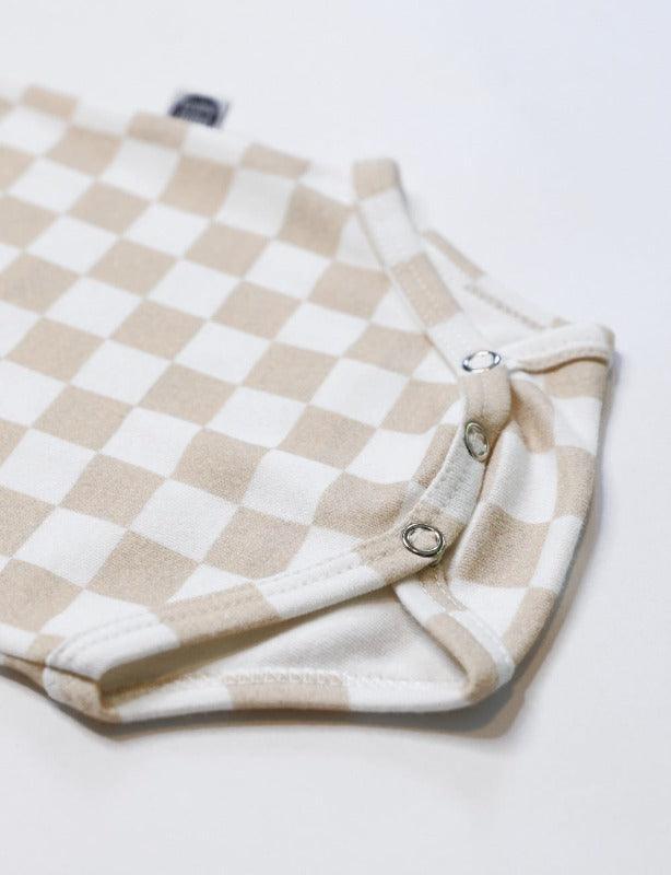 Body de Bebê Regata Unissex Botões | Racer Beige - MiniMalista Baby - 0.3, b2b, Baby, black-friday, Calor, com-desconto-mm10, Menina, Neutro, tab-tam-body-regata, Unissex, Verão -bebê-minimalista-estiloso