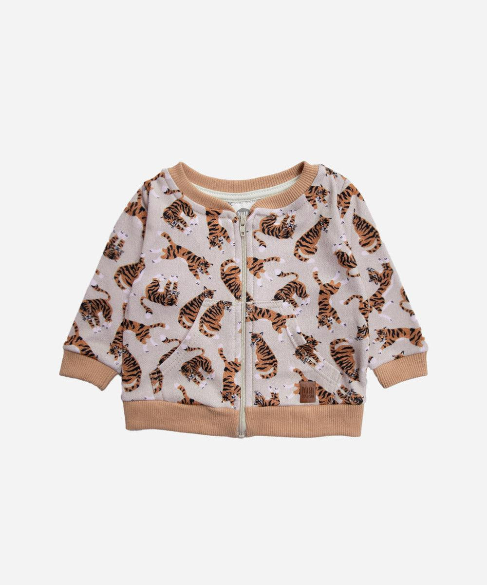 Bomber Unissex Malha | Tiger - MiniMalista Baby - 0.3, 0.35, b2b, Baby, black-friday, com-desconto-mm10, Frio, Kids, Menino, Neutro, tab-tam-bomber, Unissex -bebê-minimalista-estiloso