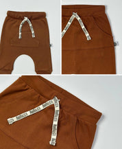 Calça Bolsão Unissex | Liso Chocolate