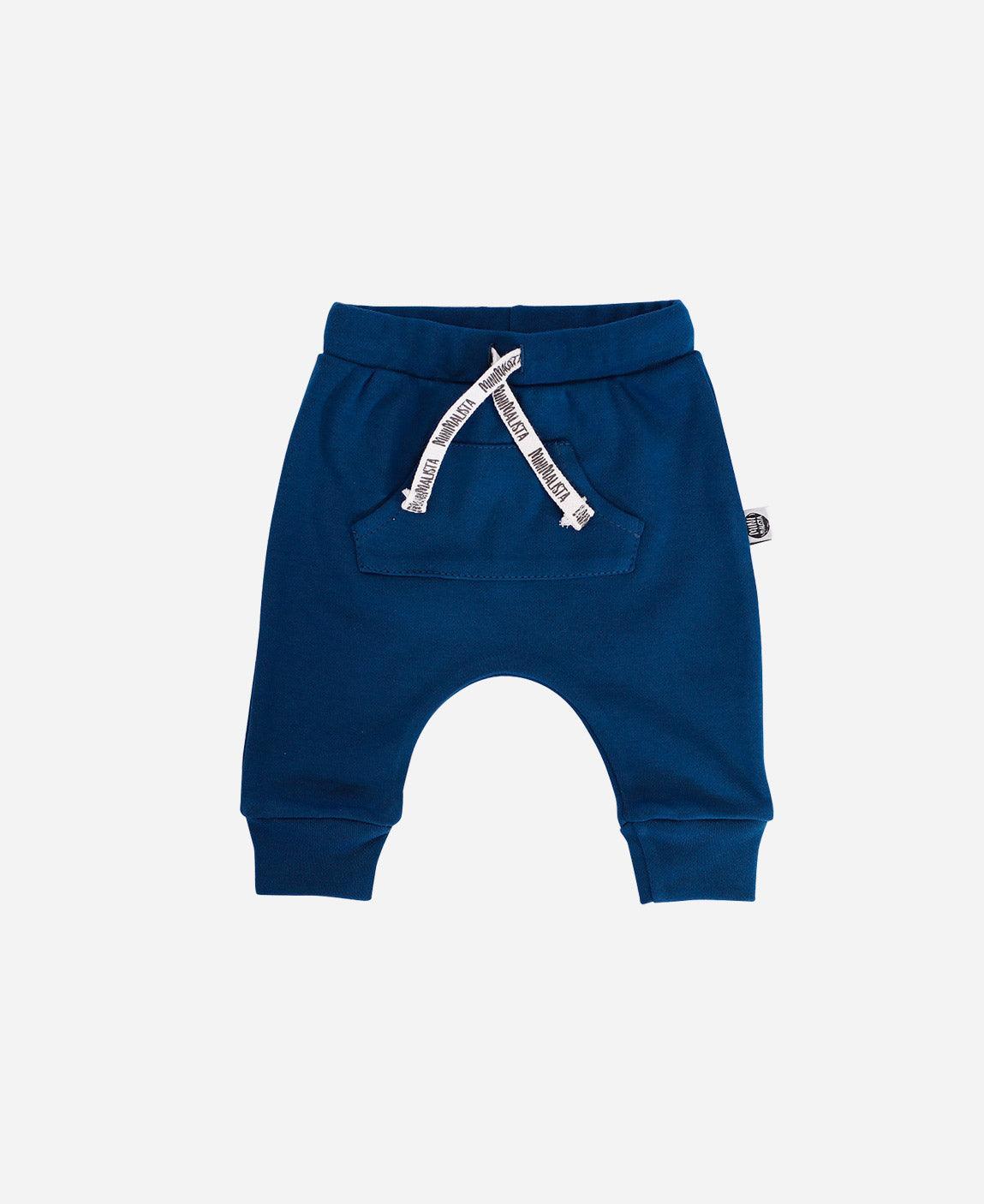 Calça Bolsão Unissex MiniMalista | Liso Azul Sky - MiniMalista Baby - 0.4, b2b, Baby, black-friday, com-desconto-mm10, Kids, Meia Estação, Menino, SALE-FINAL, tab-tam-calça-bolsão-kids -bebê-minimalista-estiloso