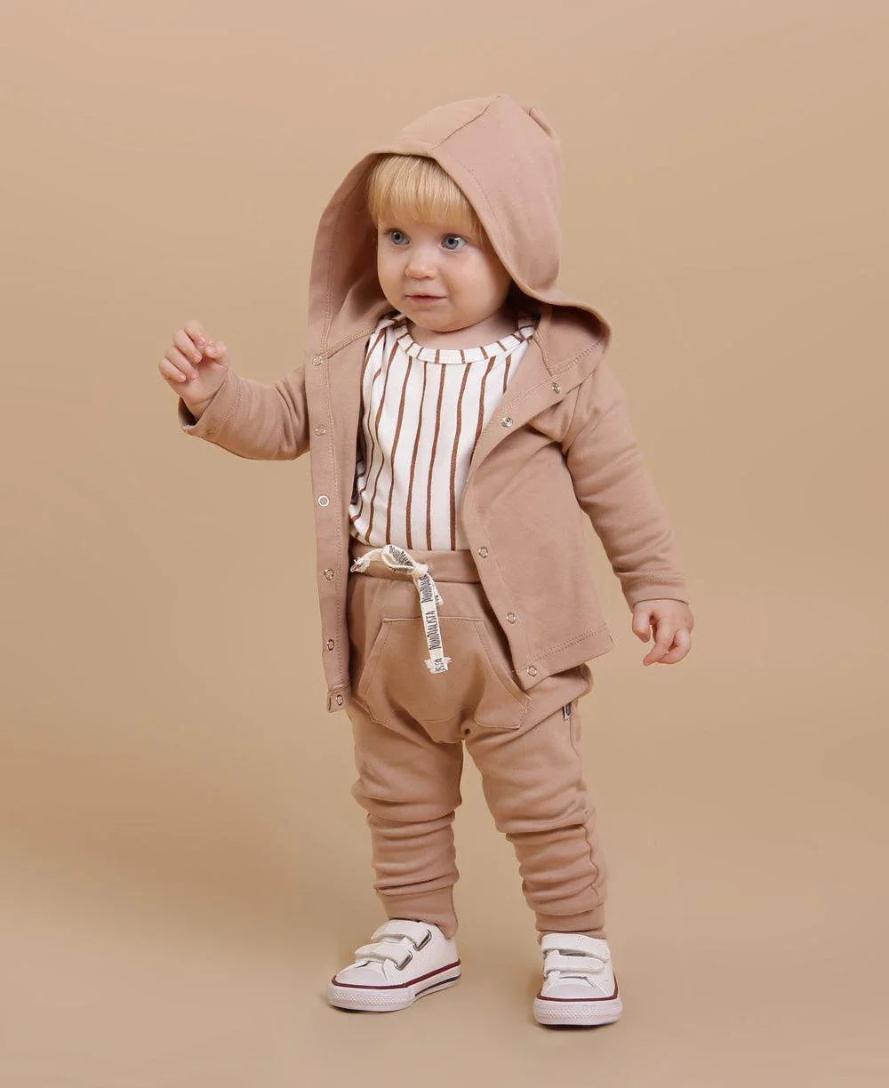 Calça Bolsão Unissex MiniMalista | Liso Cinnamon - MiniMalista Baby - 0.2, b2b, Baby, black-friday, com-desconto-mm10, Kids, Meia Estação, Menino, Neutro, tab-tam-calça-bolsão-kids, Unissex -bebê-minimalista-estiloso