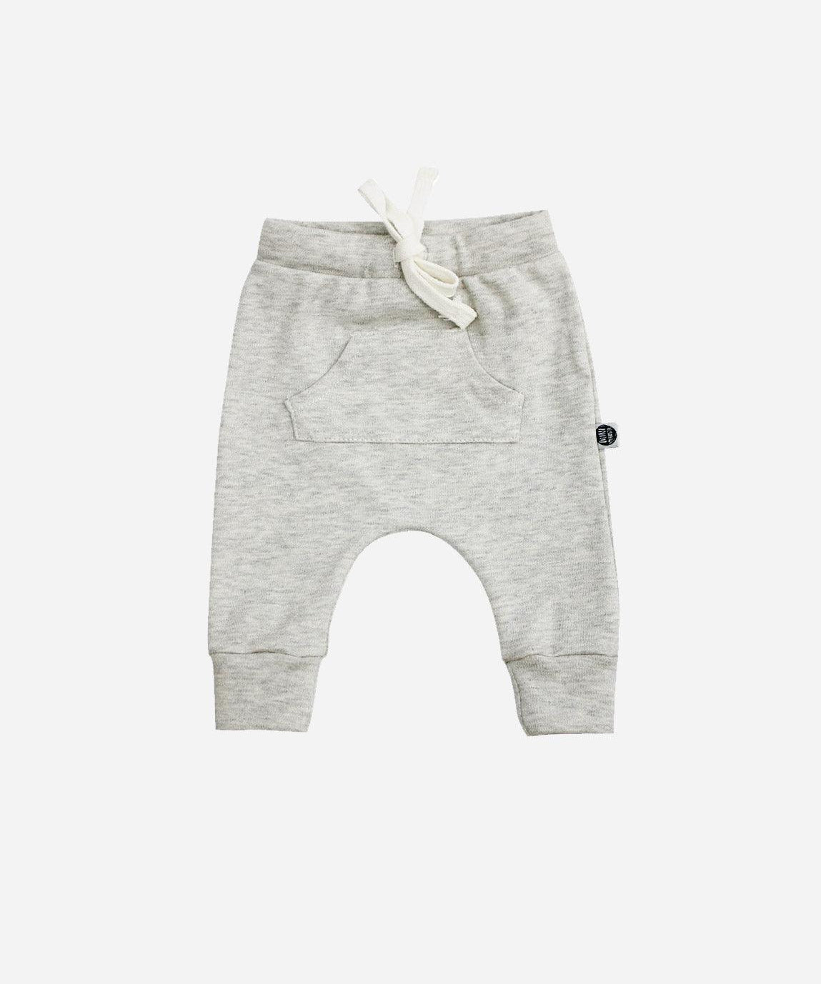 Calça Bolsão Unissex MiniMalista | Liso Mescla Claro - MiniMalista Baby - 0.45, b2b, Baby, black-friday, Kids, Meia Estação, Neutro, outlet, tab-tam-calça-bolsão-kids, Unissex -bebê-minimalista-estiloso