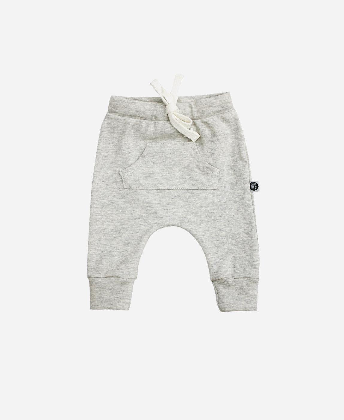 Calça Bolsão Unissex MiniMalista | Liso Mescla Claro - MiniMalista Baby - 0.45, b2b, Baby, black-friday, Kids, Meia Estação, Neutro, outlet, tab-tam-calça-bolsão-kids, Unissex -bebê-minimalista-estiloso