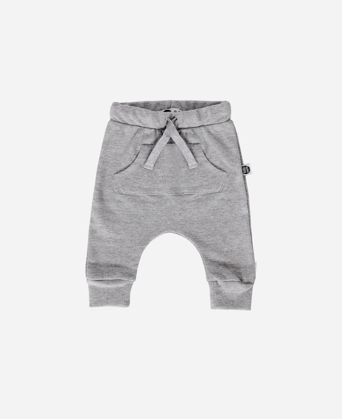 Calça Bolsão Unissex MiniMalista | Liso Mescla Médio - MiniMalista Baby - 0.35, b2b, Baby, black-friday, com-desconto-mm10, Kids, Meia Estação, Menino, SALE-FINAL, tab-tam-calça-bolsão-kids, Winter Sale 30% -bebê-minimalista-estiloso