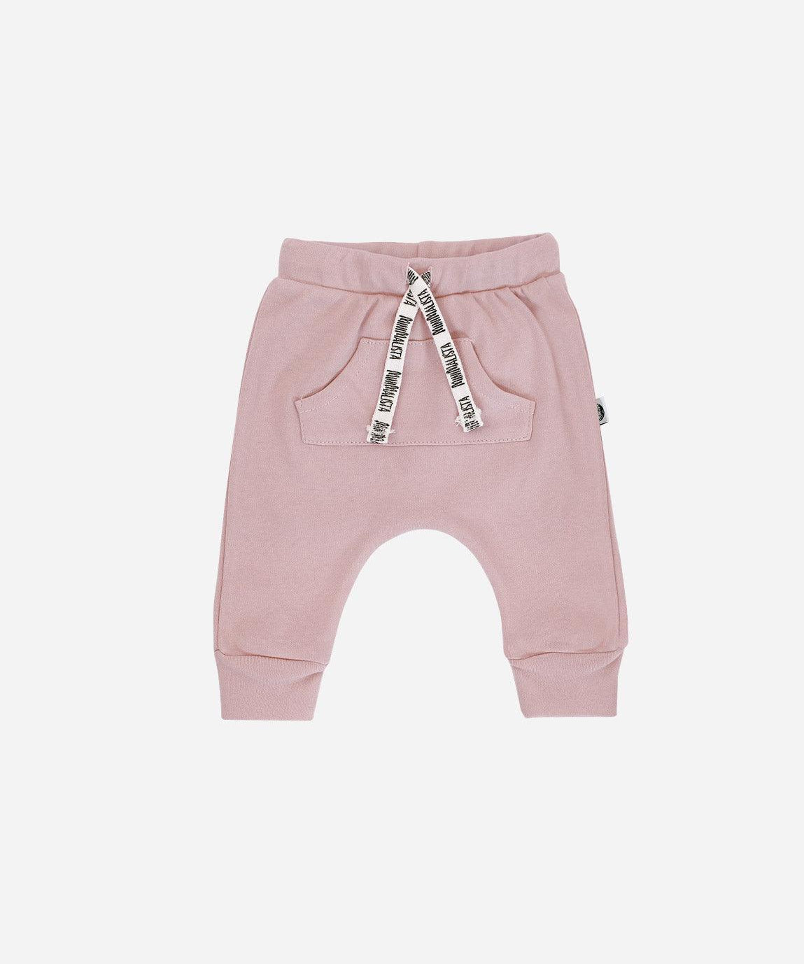 Calça Bolsão Unissex MiniMalista | Liso Rose Dust - MiniMalista Baby - 0.35, 0.45, b2b, Baby, black-friday, Kids, Meia Estação, outlet, SALE-FINAL, tab-tam-calça-bolsão-kids -bebê-minimalista-estiloso