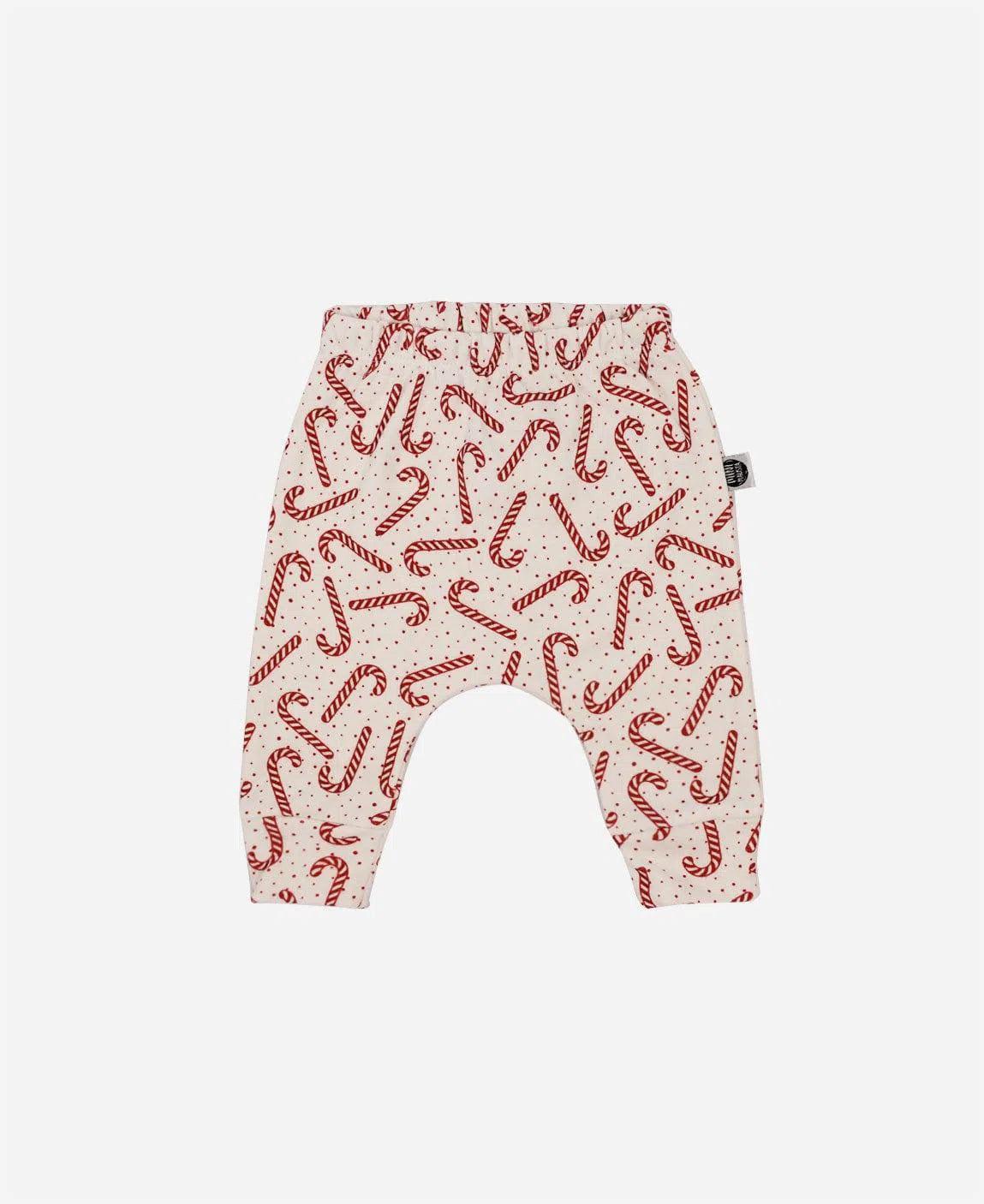 Calça de Bebê Harém Unissex | Candy Cane - MiniMalista Baby - 0, b2b, Baby, Christmas, com-desconto-mm10, Meia Estação, Menina, natal, Neutro, tab-tam-calça-harem-bebe, Unissex, Xmas -bebê-minimalista-estiloso