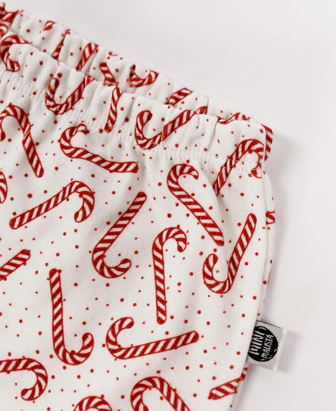 Calça de Bebê Harém Unissex | Candy Cane - MiniMalista Baby - 0, b2b, Baby, Christmas, com-desconto-mm10, Meia Estação, Menina, natal, Neutro, tab-tam-calça-harem-bebe, Unissex, Xmas -bebê-minimalista-estiloso