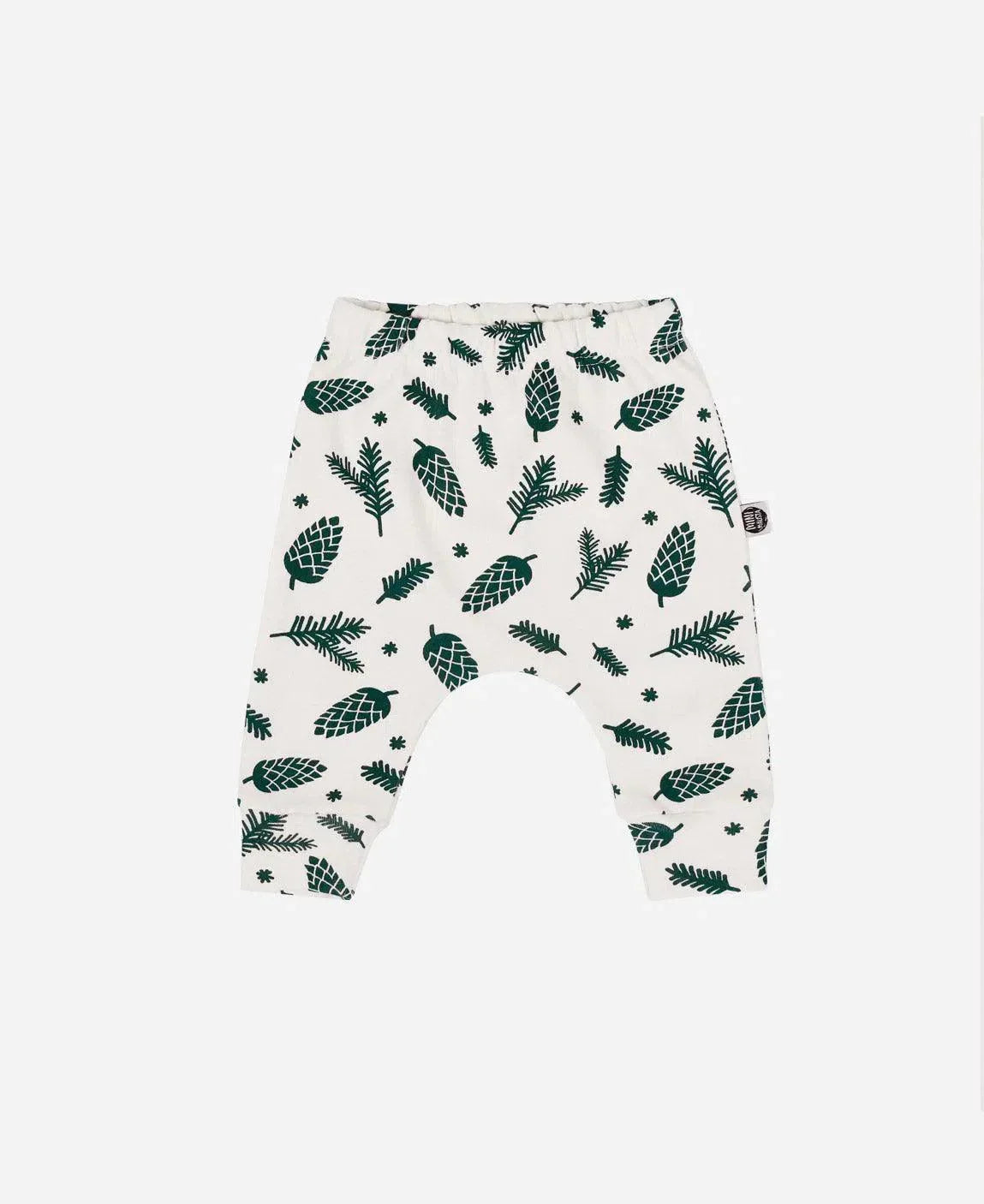 Calça de Bebê Harém Unissex | Pine Cones - MiniMalista Baby - 0, b2b, Baby, Christmas, com-desconto-mm10, Meia Estação, Menino, natal, SALE-FINAL, tab-tam-calça-harem-bebe, Xmas -bebê-minimalista-estiloso