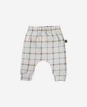 Calça de Bebê Harém Unissex | Xadrez Verão - MiniMalista Baby - 0.2, b2b, Baby, black-friday, com-desconto-mm10, Meia Estação, Menino, Neutro, tab-tam-calça-harem-bebe, Unissex -bebê-minimalista-estiloso