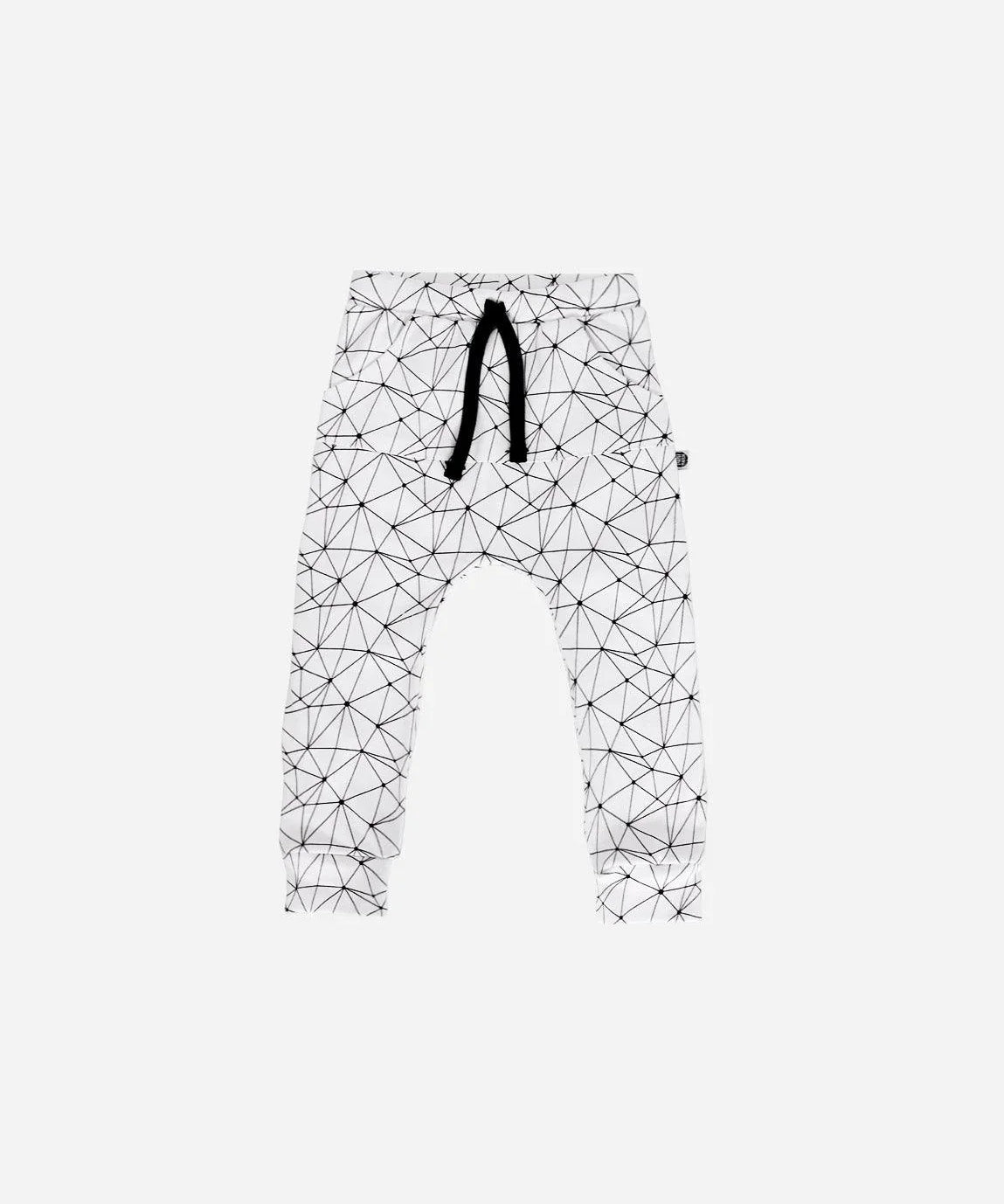 Calça Harém Cadarço Unissex | Satellite Branco - MiniMalista Baby - 0.3, 0.45, b2b, Baby, black-friday, com-desconto-mm10, Kids, Meia Estação, Menino, Neutro, SALE-FINAL, tab-tam-calça-harem-bebe, Unissex, Winter Sale 40% -bebê-minimalista-estiloso