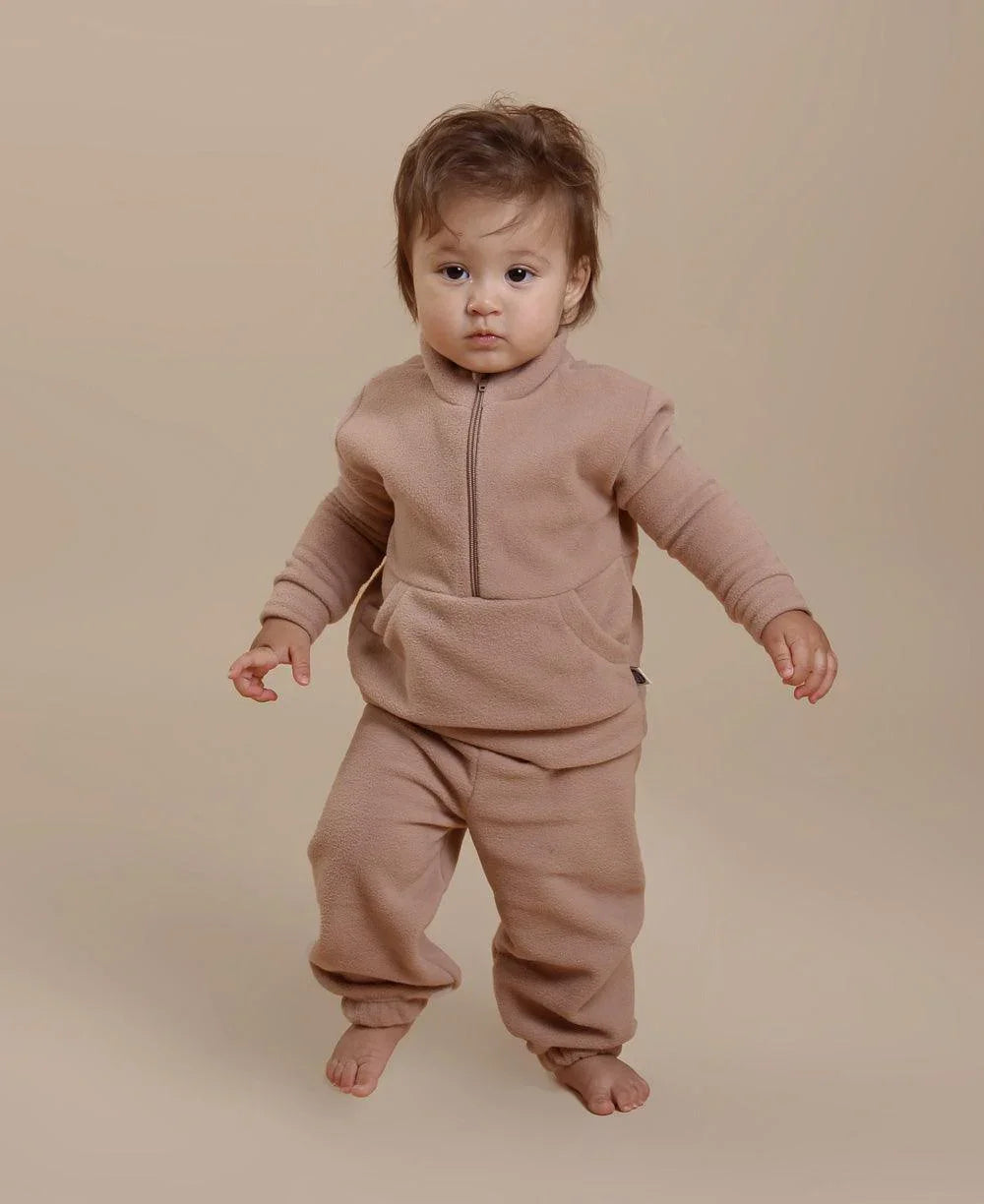 Calça Inverno Soft MiniMalista | Liso Cinnamon - MiniMalista Baby - 0.3, b2b, Baby, black-friday, calça-relaxed-Baby, com-desconto-mm10, Frio, Kids, Menina, Menino, Neutro, tab-tam-calça-soft-e-plush, tam-tam-calça-bolsao-bebe, Unissex -bebê-minimalista-estiloso