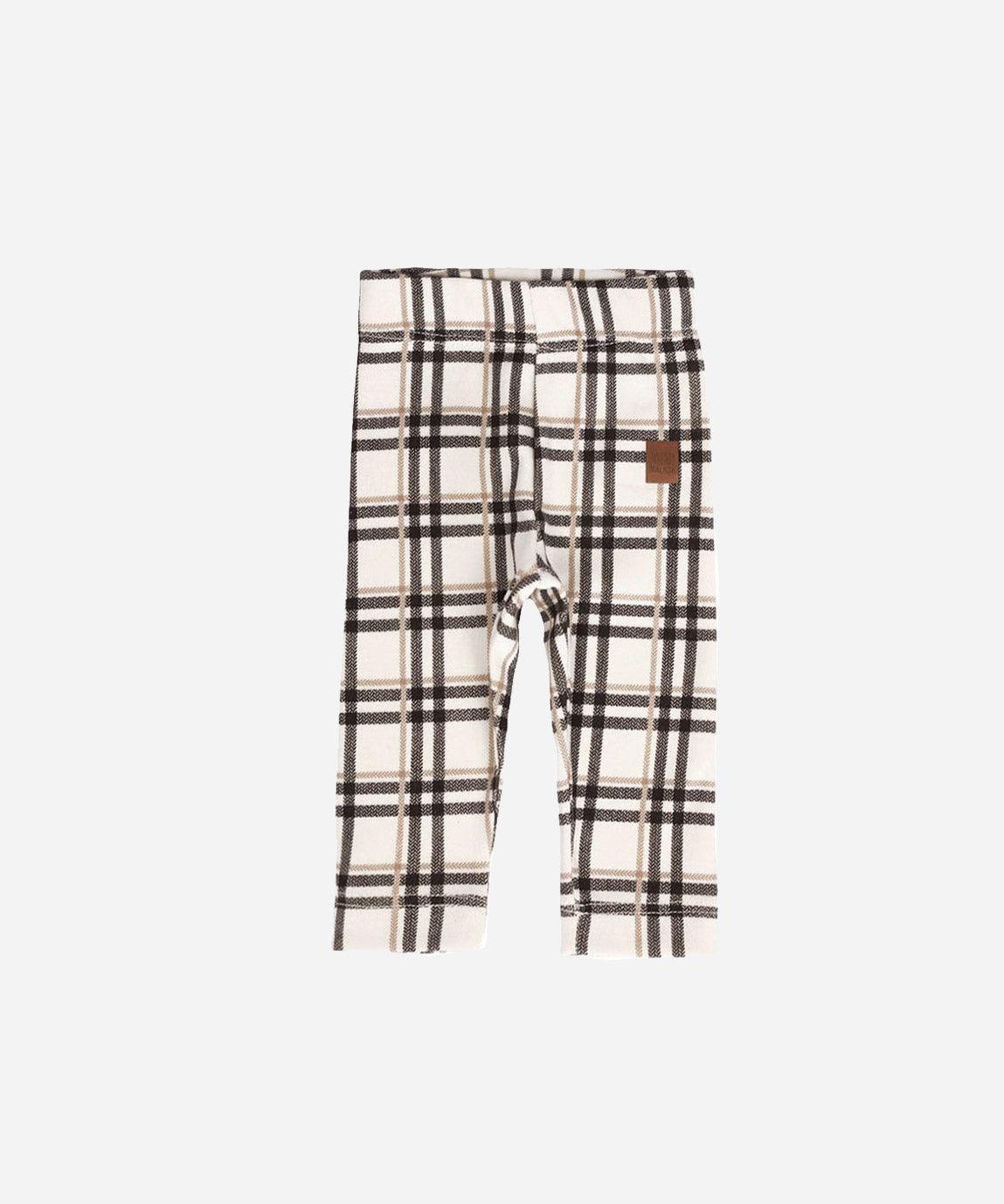 Calça Legging Reta Unissex | Xadrez Plaid - MiniMalista Baby - 0.25, 0.3, b2b, Baby, black-friday, com-desconto-mm10, Kids, Meia Estação, Neutro, tab-tam-calça-legging, Unissex, Winter Sale 30% -bebê-minimalista-estiloso