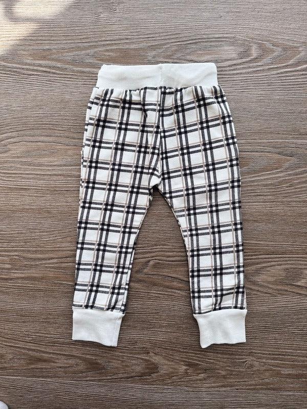 Calça Moletinho Unissex | Xadrez Plaid - MiniMalista Baby - 0.3, b2b, Baby, black-friday, com-desconto-mm10, Frio, Kids, Menino, Neutro, tab-tam-calca-moletom, tab-tam-calça-molet-bebe, Unissex -bebê-minimalista-estiloso