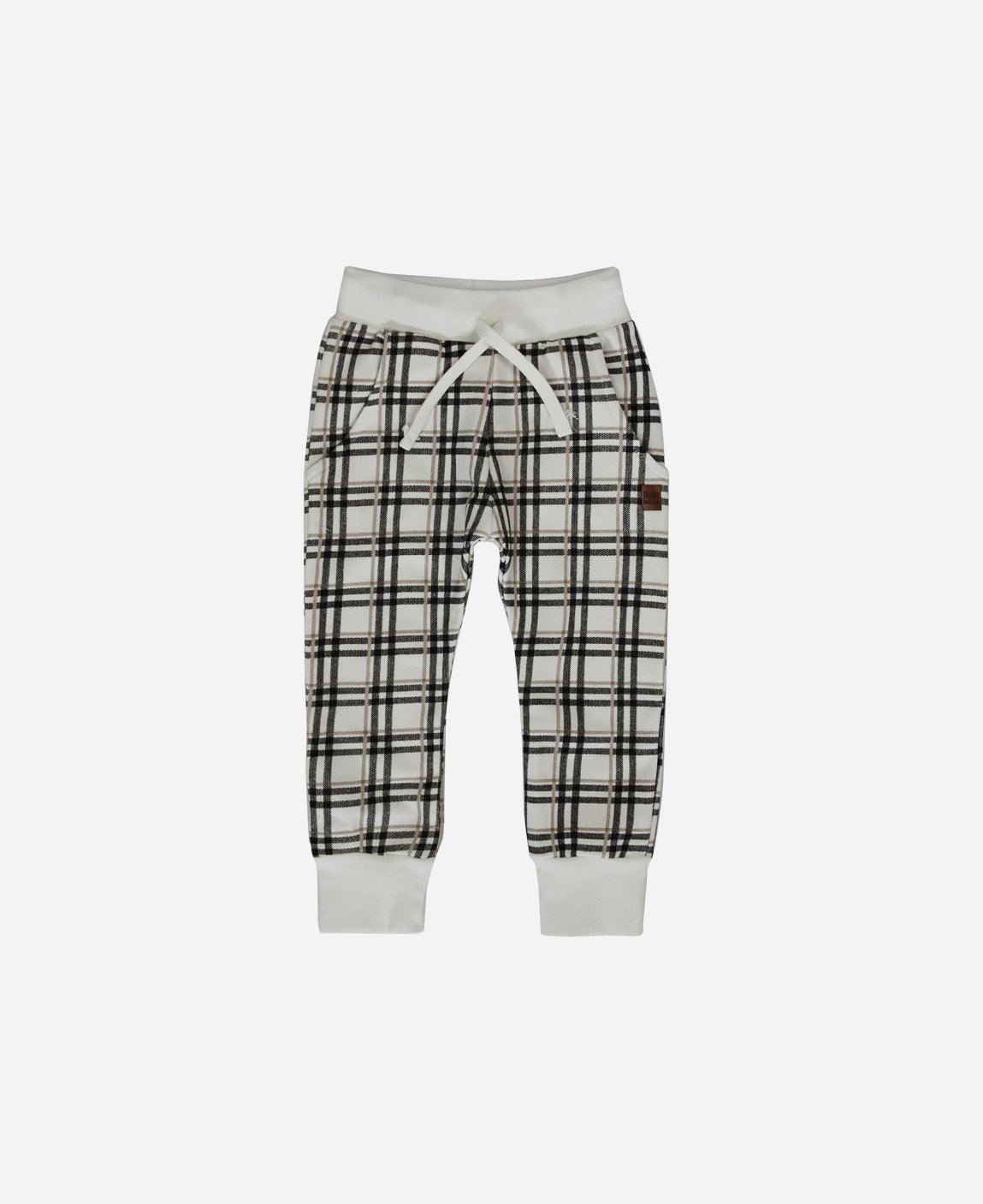 Calça Moletinho Unissex | Xadrez Plaid - MiniMalista Baby - 0.3, b2b, Baby, black-friday, com-desconto-mm10, Frio, Kids, Menino, Neutro, tab-tam-calca-moletom, tab-tam-calça-molet-bebe, Unissex -bebê-minimalista-estiloso