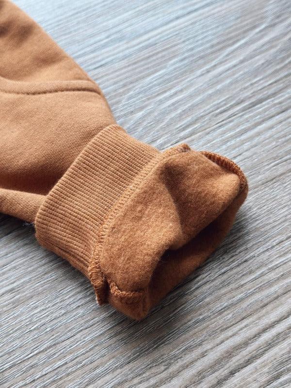 Calça Moletom Unissex Peluciado MiniMalista | Liso Ginger - MiniMalista Baby - 0.35, b2b, Baby, black-friday, com-desconto-mm10, Frio, Kids, Menina, Menino, Neutro, tab-tam-calca-moletom, tab-tam-calça-molet-bebe, tam-tam-calça-bolsao-bebe, Unissex -bebê-minimalista-estiloso