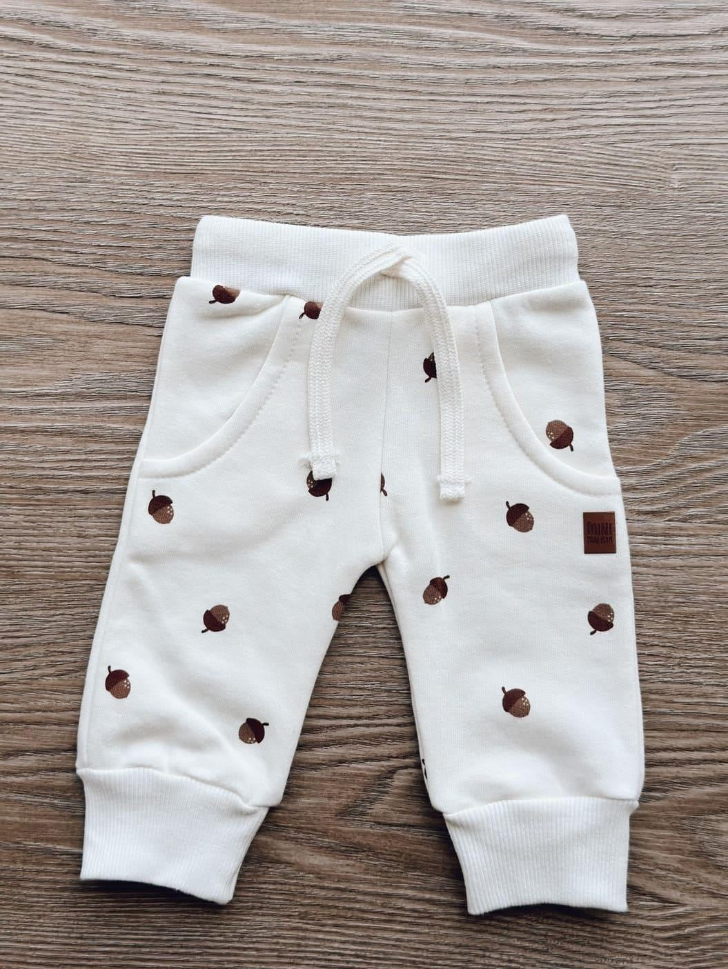 Calça Moletom Unissex Peluciado | Acorn - MiniMalista Baby - 0.3, b2b, Baby, black-friday, com-desconto-mm10, Frio, Kids, Menina, Menino, Neutro, tab-tam-calca-moletom, tab-tam-calça-molet-bebe, Unissex -bebê-minimalista-estiloso