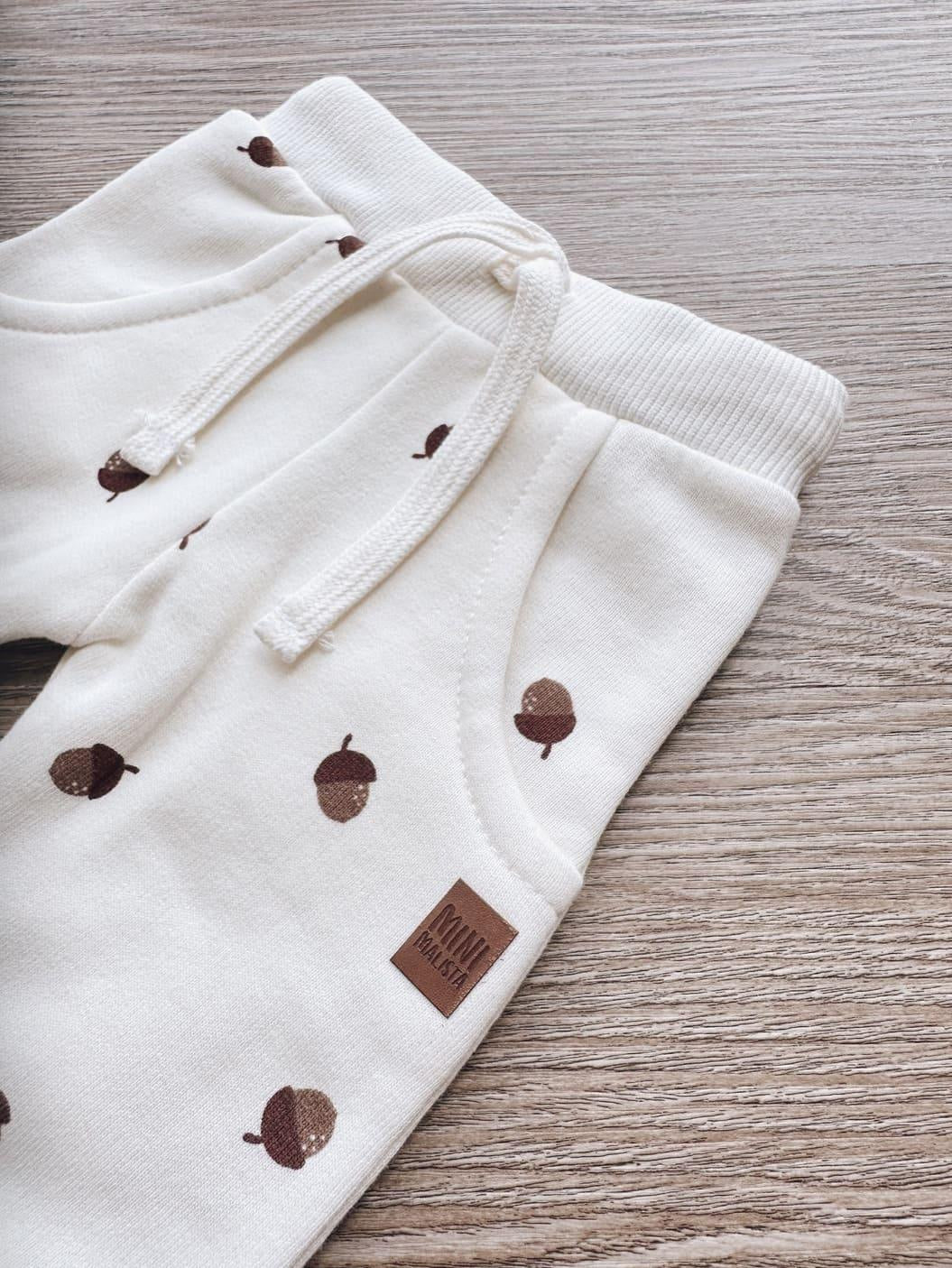 Calça Moletom Unissex Peluciado | Acorn - MiniMalista Baby - 0.3, b2b, Baby, black-friday, com-desconto-mm10, Frio, Kids, Menina, Menino, Neutro, tab-tam-calca-moletom, tab-tam-calça-molet-bebe, Unissex -bebê-minimalista-estiloso