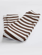 Calça Unissex Slim Canelado Listras Marrom e Branco Off - MiniMalista Baby - 0.3, 0.35, b2b, Baby, black-friday, com-desconto-mm10, Frio, Kids, Menino, Neutro, tab-tam-calça-slim, Unissex, Winter Sale 30% -bebê-minimalista-estiloso