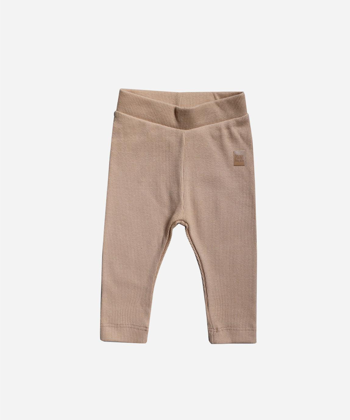 Calça Unissex Slim Canelado MiniMalista | Liso Cinnamon - MiniMalista Baby - 0.3, b2b, Baby, black-friday, com-desconto-mm10, Frio, Kids, Menina, Menino, Neutro, tab-tam-calça-slim, Unissex -bebê-minimalista-estiloso