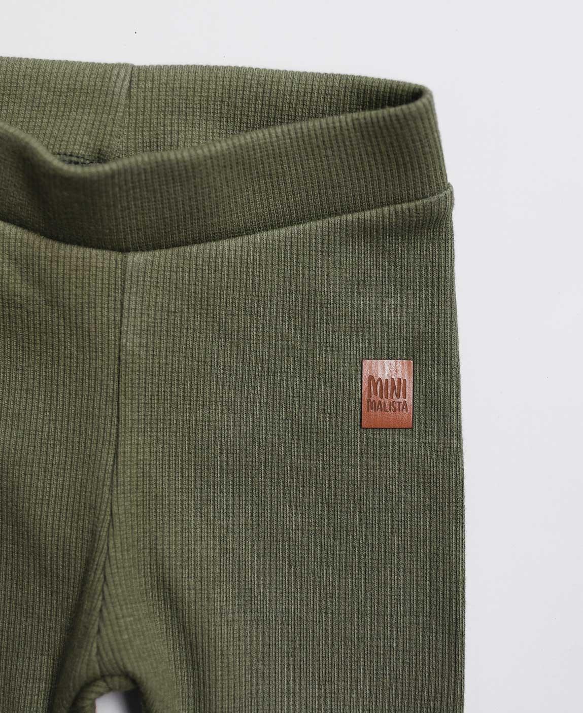 Calça Unissex Slim Canelado MiniMalista | Liso Jungle Green - MiniMalista Baby - 0.2, b2b, Baby, black-friday, Christmas, com-desconto-mm10, Frio, Kids, Menino, Natal, tab-tam-calça-slim, Xmas -bebê-minimalista-estiloso