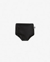 Calcinha de Praia UV50+ MiniMalista | Liso Preto - MiniMalista Baby - 0, b2b, Calor, com-desconto-mm10, Menina, tab-tam-calcinha-praia, Verão -bebê-minimalista-estiloso