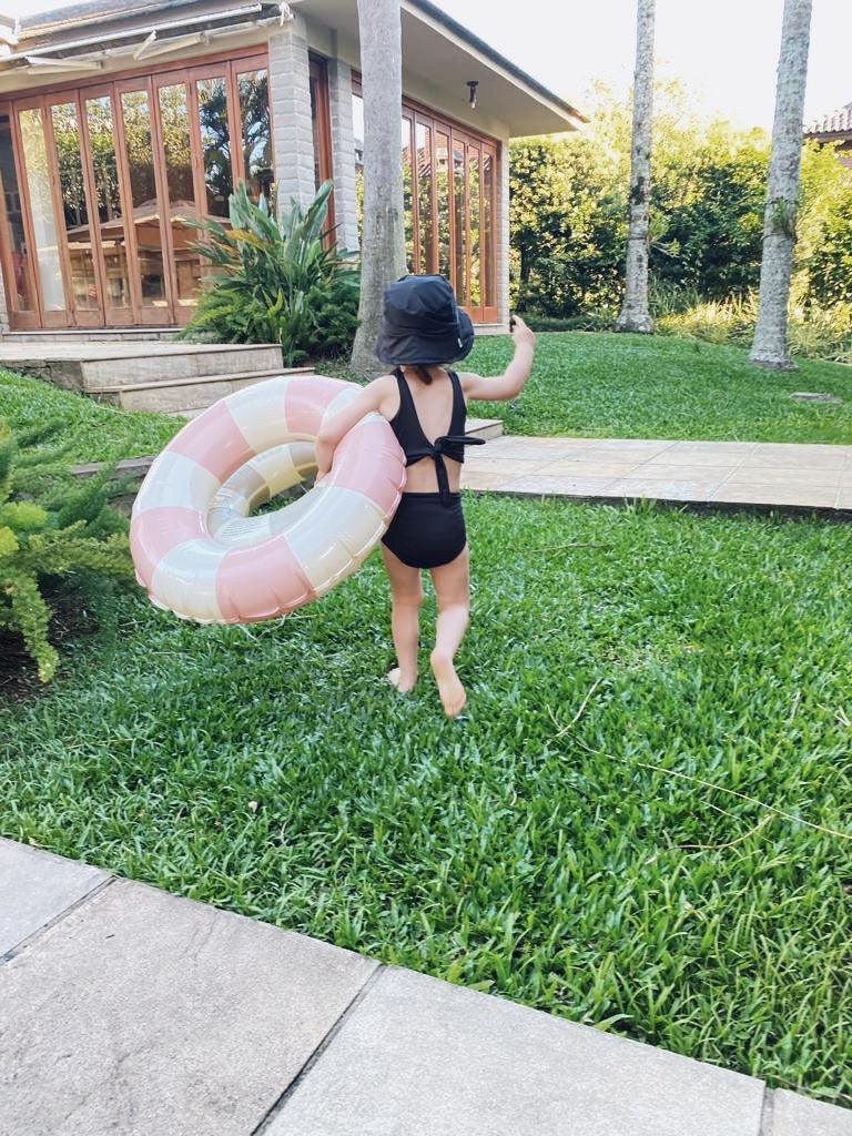 Calcinha de Praia UV50+ MiniMalista | Liso Preto - MiniMalista Baby - 0, b2b, Calor, com-desconto-mm10, Menina, tab-tam-calcinha-praia, Verão -bebê-minimalista-estiloso