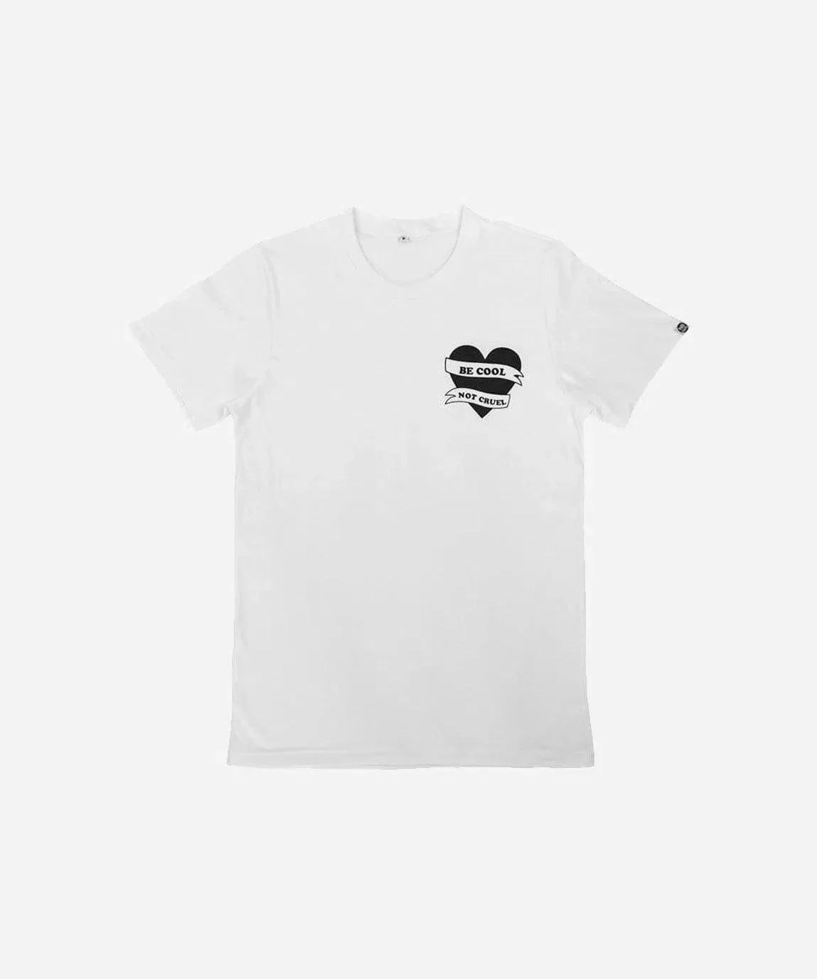 Camiseta Adulto Be Cool Not Cruel - MiniMalista Baby - 0.3, 0.45, b2b, black-friday, com-desconto-mm10, Meia Estação, Menina, Menino, minime, Neutro, tab-tam-cam-adulto-2, Unissex -bebê-minimalista-estiloso