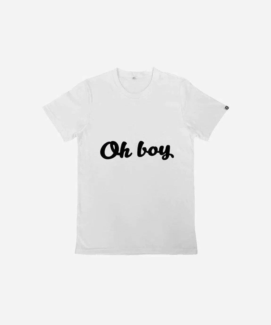 Camiseta Adulto OH BOY - MiniMalista Baby - 0.3, 0.45, b2b, black-friday, com-desconto-mm10, Meia Estação, Menina, Menino, Neutro, tab-tam-cam-adulto-2, Unissex -bebê-minimalista-estiloso