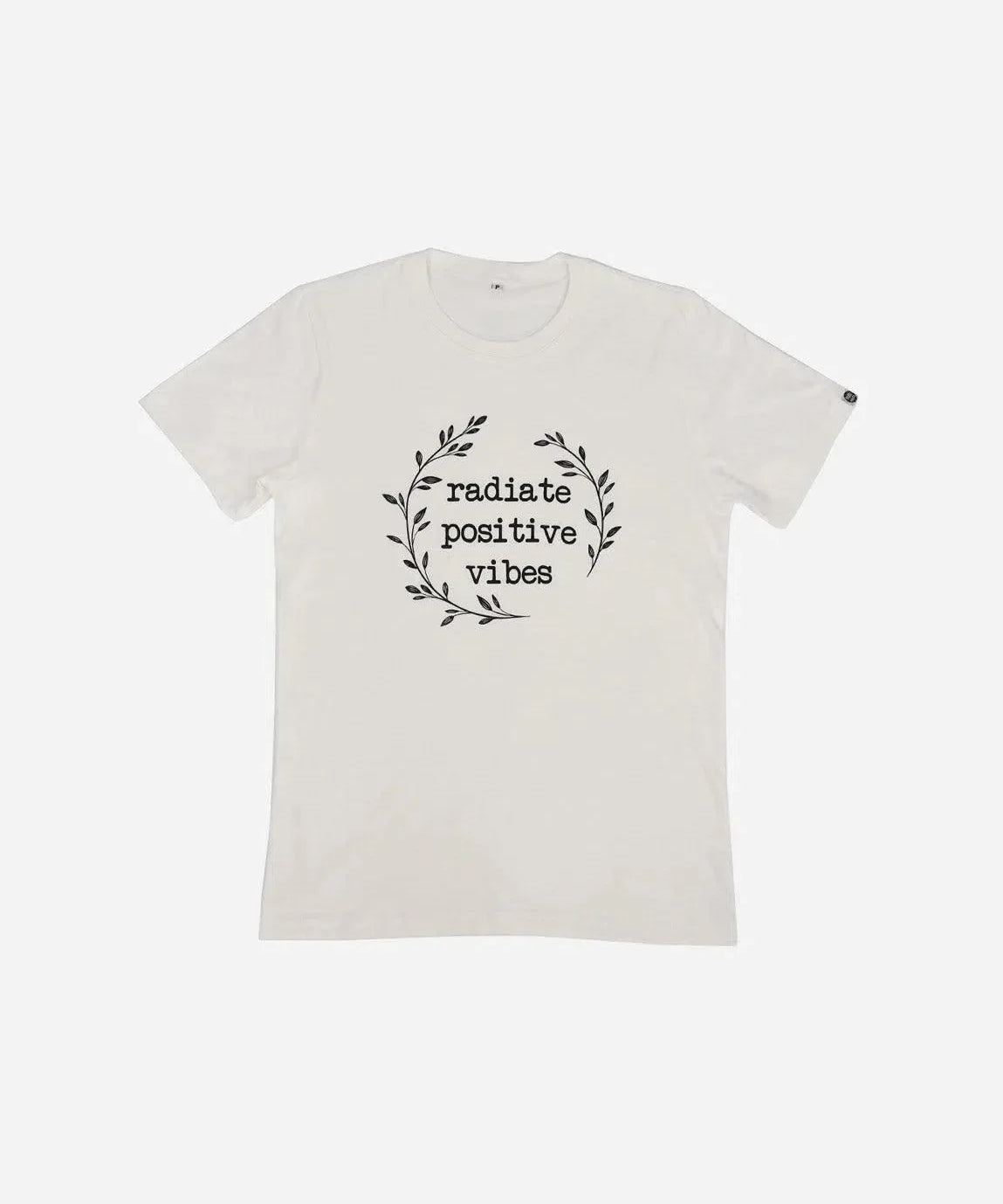 Camiseta Adulto Radiate Positive Vibes - MiniMalista Baby - 0.3, 0.45, b2b, black-friday, com-desconto-mm10, Meia Estação, Menina, Menino, Neutro, tab-tam-cam-adulto-2, Unissex -bebê-minimalista-estiloso