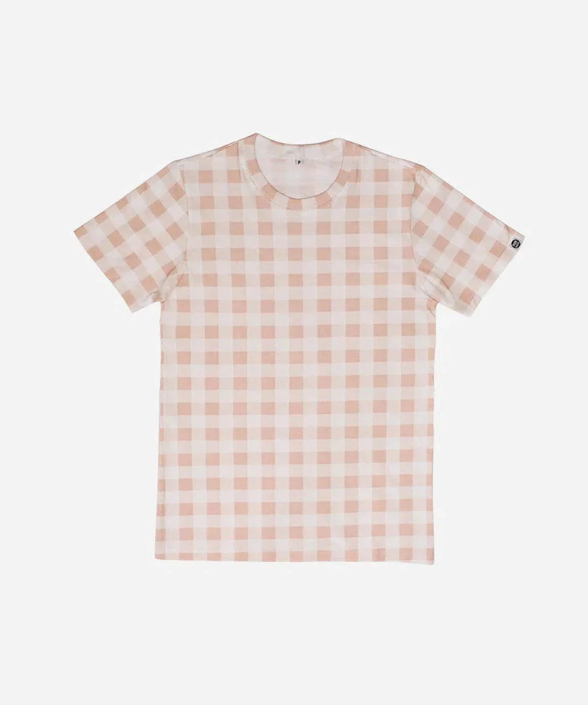 Camiseta Adulto Unissex | Vichy Rose - MiniMalista Baby - 0.3, b2b, black-friday, Meia Estação, Menina, outlet, SALE-FINAL, tab-tam-cam-adulto-2 -bebê-minimalista-estiloso