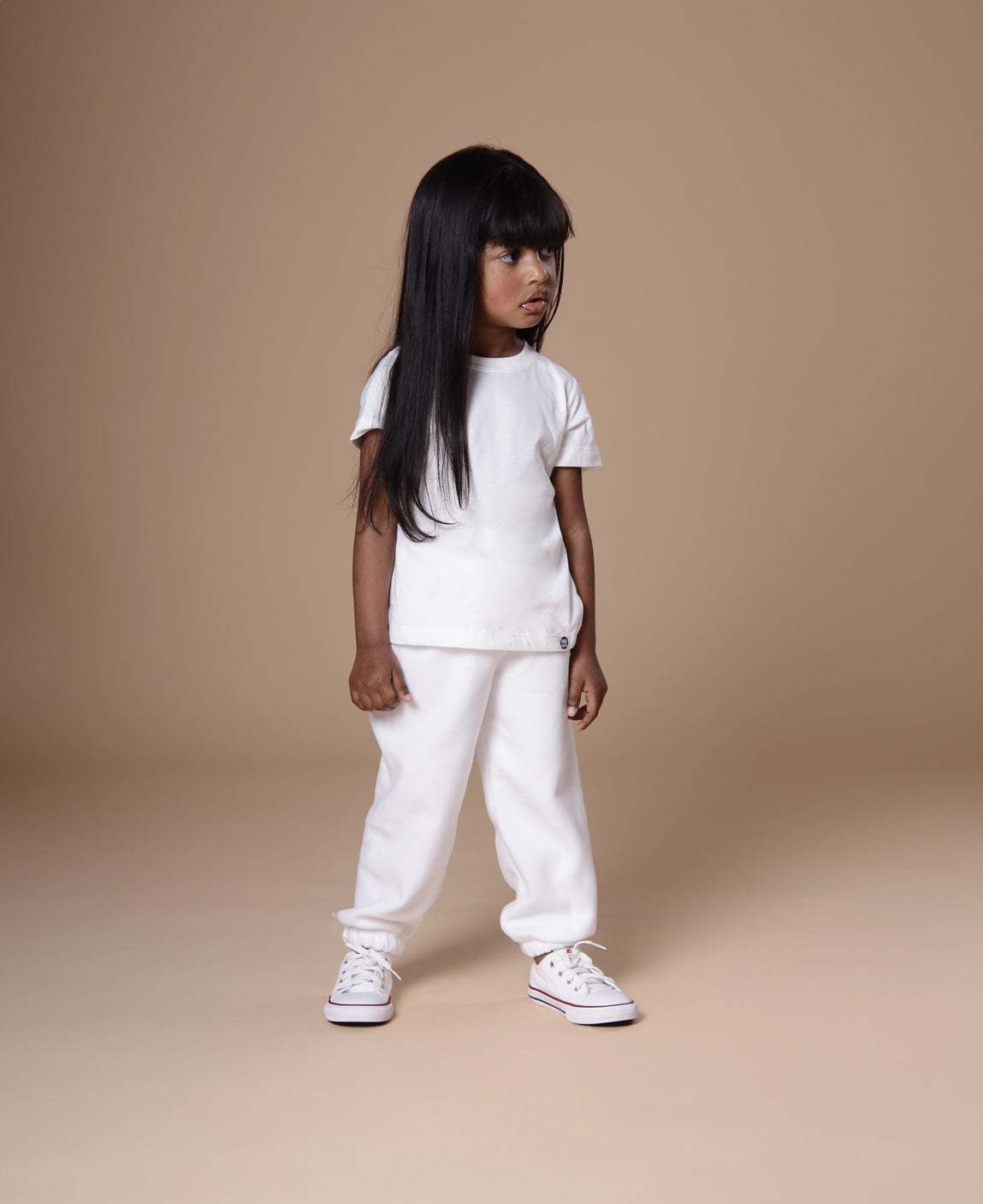 Conjunto Blusão e Calça Infantil Quentinho Soft | Liso Branco Algodão