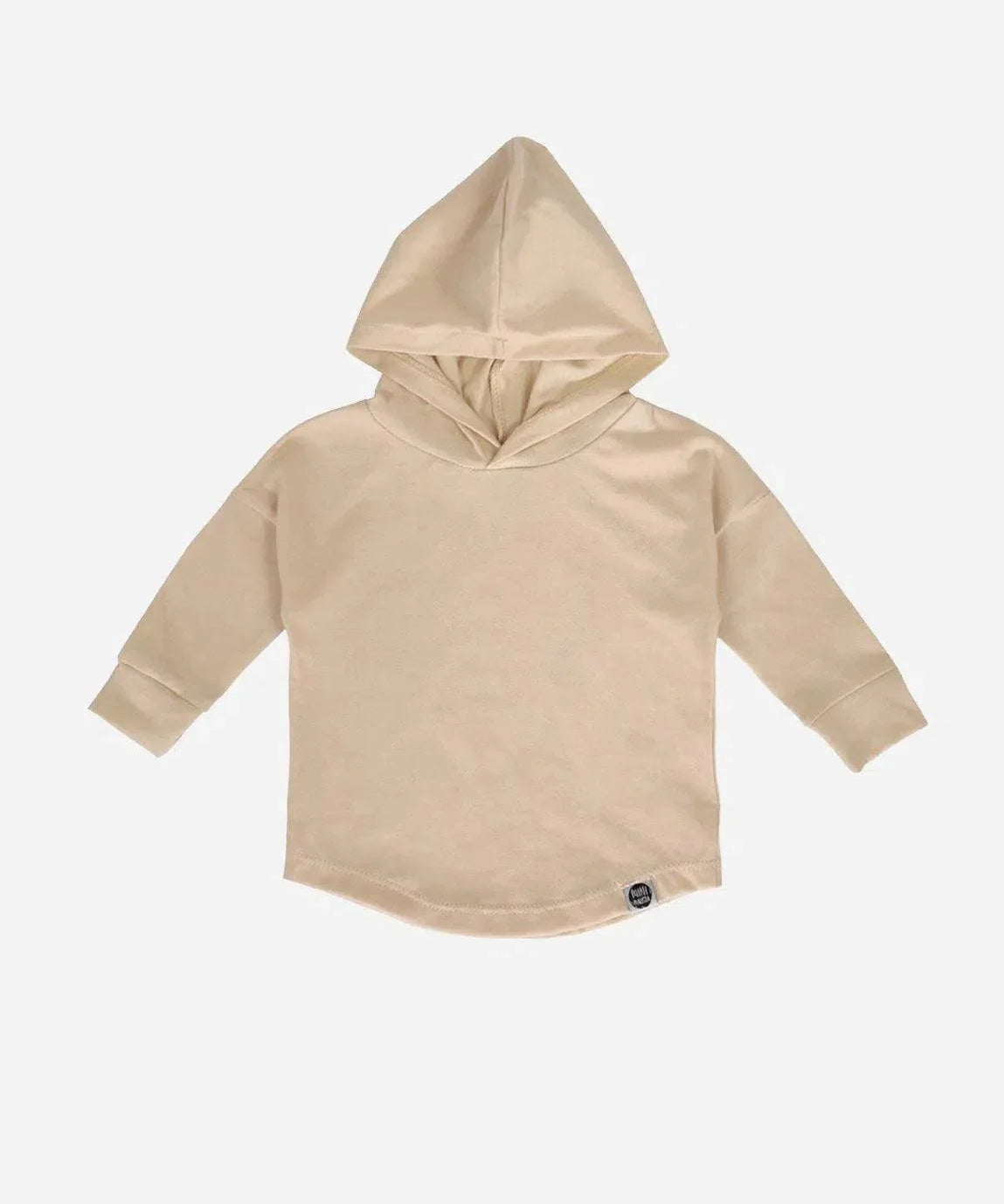 Camiseta Capuz Infantil Manga Longa MiniMalista | Liso Beige - MiniMalista Baby - 0.2, 0.3, b2b, black-friday, com-desconto-mm10, Meia Estação, Menino, Neutro, tab-tam-camiseta-capuz-manga-longa, tab-tam-camiseta-longa, Unissex -bebê-minimalista-estiloso