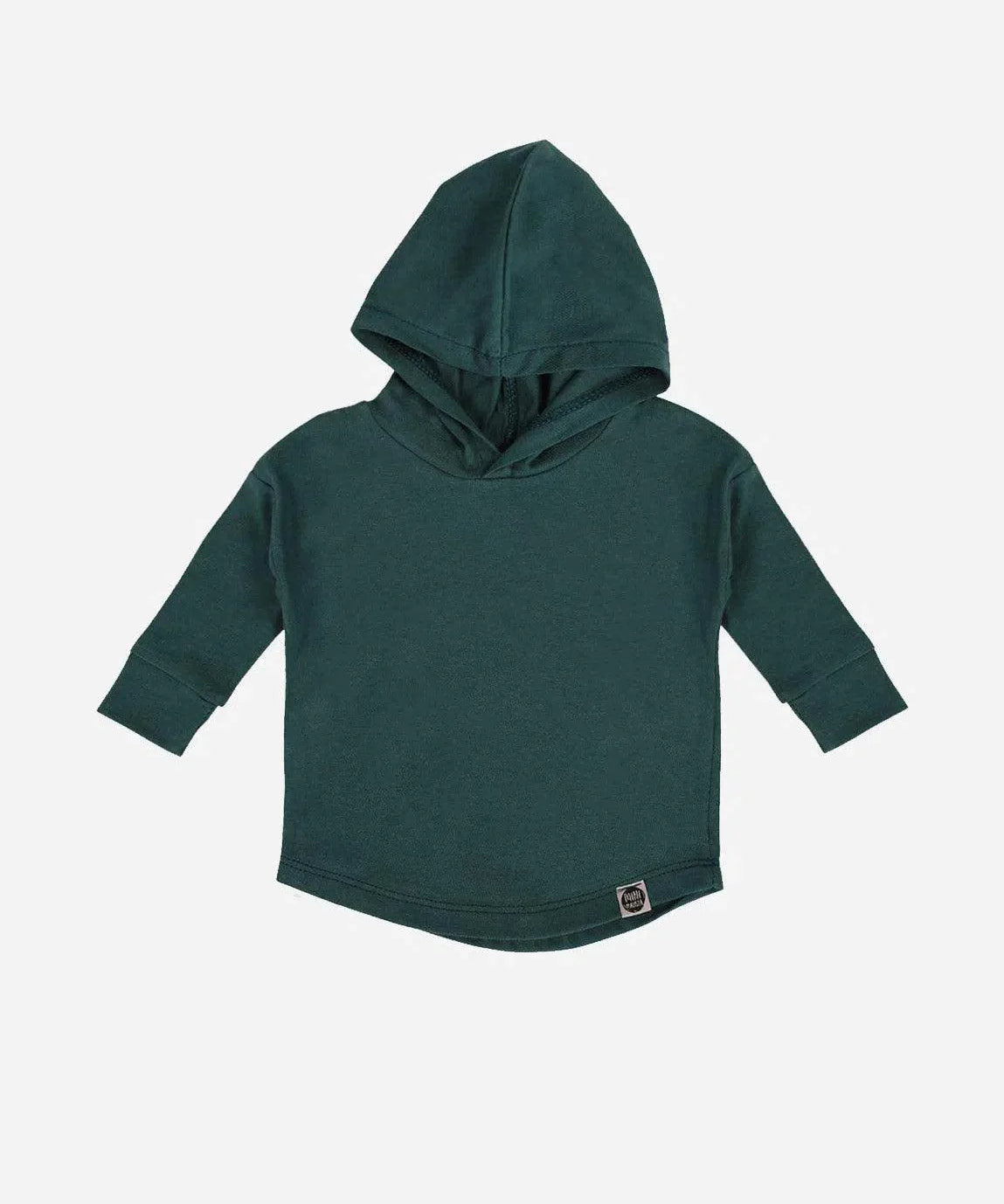Camiseta Capuz Infantil Manga Longa MiniMalista | Liso Deep Green - MiniMalista Baby - 0.3, b2b, black-friday, Christmas, com-desconto-mm10, Meia Estação, Menino, natal, tab-tam-camiseta-capuz-manga-longa, tab-tam-camiseta-longa, Xmas -bebê-minimalista-estiloso