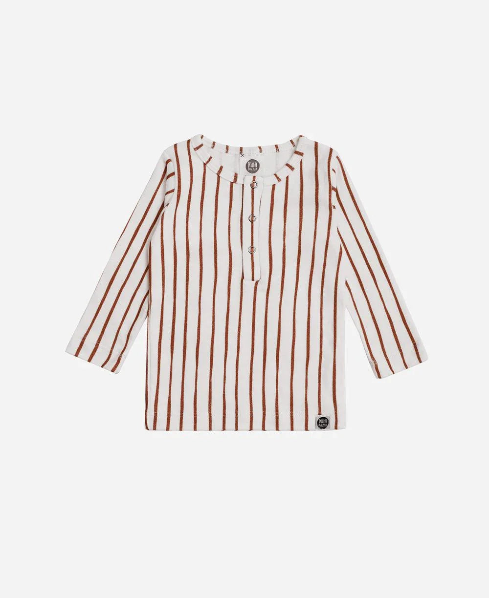 Camiseta Infantil de Inverno Manga Longa Unissex Botões | Forest - MiniMalista Baby - 0.3, b2b, black-friday, com-desconto-mm10, Frio, Kids, Menino, Neutro, tab-tam-camiseta-botao-frontal, Unissex -bebê-minimalista-estiloso