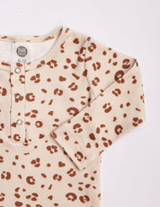 Camiseta Infantil de Inverno Manga Longa Unissex Botões | Jaguar - MiniMalista Baby - 0.3, 0.45, b2b, black-friday, com-desconto-mm10, Frio, Kids, Menina, tab-tam-camiseta-botao-frontal -bebê-minimalista-estiloso