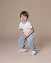 Camiseta Infantil Manga Curta Unissex MiniMalista Liso Branco Algodão - MiniMalista Baby - 0.25, 0.3, anonovo, b2b, Best, black-friday, com-desconto-mm10, Kids, Meia Estação, Menina, Neutro, tab-tam-camiseta-manga-curta, Unissex -bebê-minimalista-estiloso