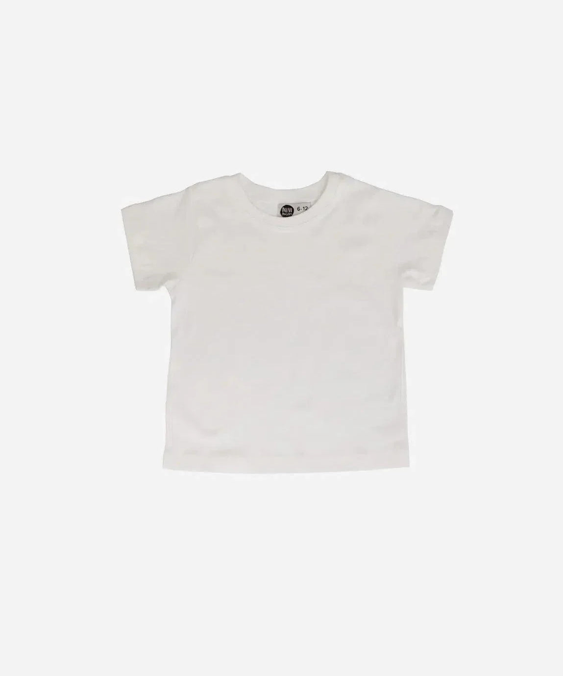Camiseta Infantil Manga Curta Unissex MiniMalista | Liso Branco Off - MiniMalista Baby - 0.25, 0.3, Ano Novo, anonovo, b2b, Best, black-friday, com-desconto-mm10, Kids, Meia Estação, Menina, Neutro, new, Reveillon, tab-tam-camiseta-manga-curta, Unissex -bebê-minimalista-estiloso
