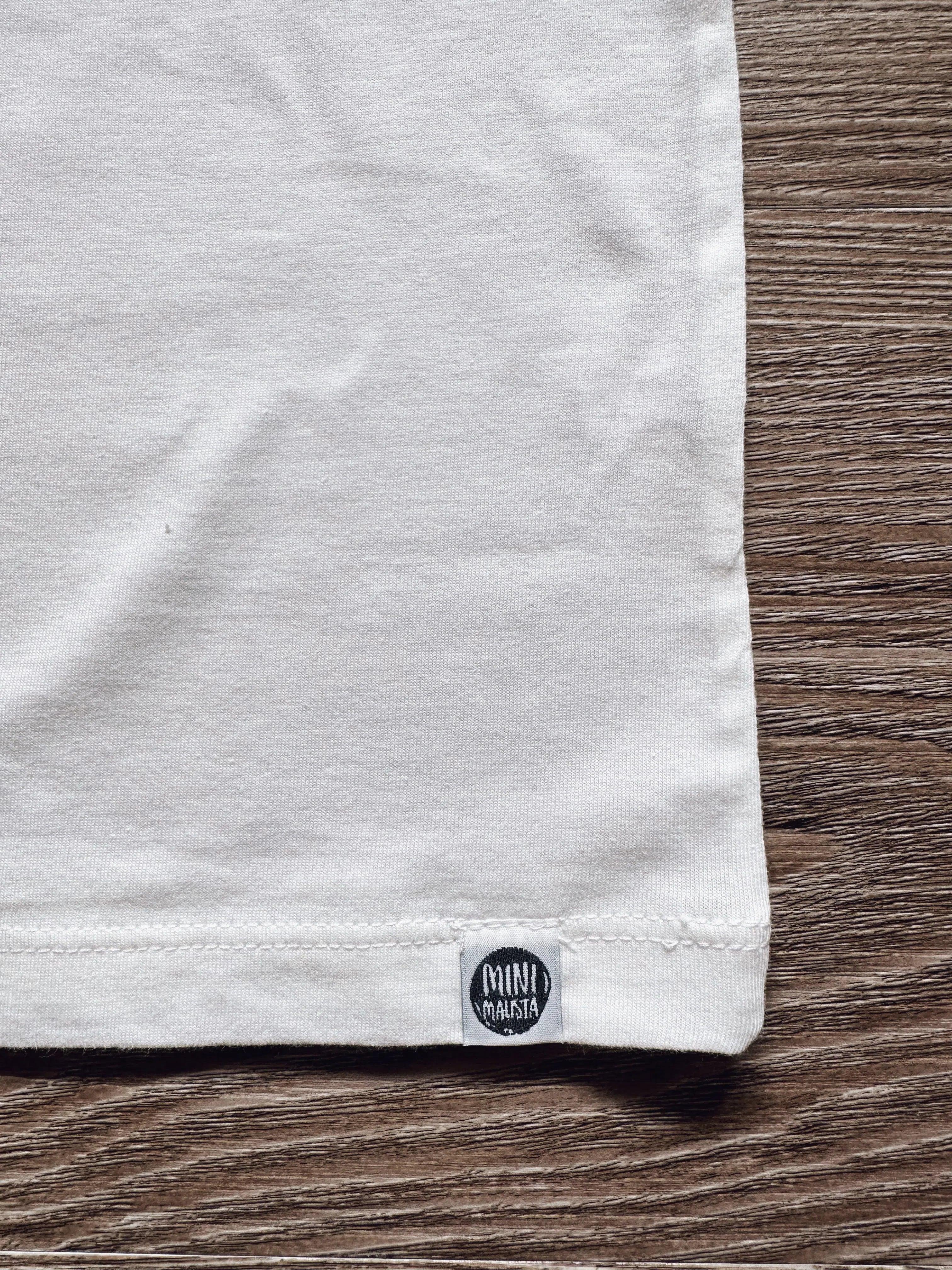 Camiseta Infantil Manga Curta Unissex MiniMalista | Liso Branco Off - MiniMalista Baby - 0.25, 0.3, Ano Novo, anonovo, b2b, Best, black-friday, com-desconto-mm10, Kids, Meia Estação, Menina, Neutro, new, Reveillon, tab-tam-camiseta-manga-curta, Unissex -bebê-minimalista-estiloso