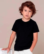 Camiseta Infantil Manga Curta Unissex MiniMalista | Liso Preto - MiniMalista Baby - 0.2, 0.3, b2b, black-friday, com-desconto-mm10, Kids, Meia Estação, Menino, Neutro, tab-tam-camiseta-manga-curta, Unissex -bebê-minimalista-estiloso