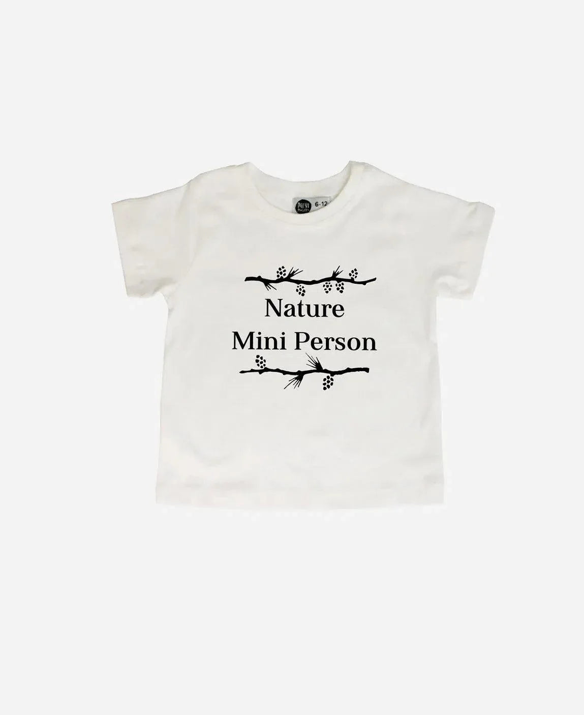 Camiseta Infantil Manga Curta Unissex Nature Mini Person - MiniMalista Baby - 0.3, 0.35, Ano Novo, b2b, black-friday, com-desconto-mm10, Kids, Meia Estação, Menina, Menino, Neutro, Reveillon, tab-tam-camiseta-manga-curta, Unissex -bebê-minimalista-estiloso