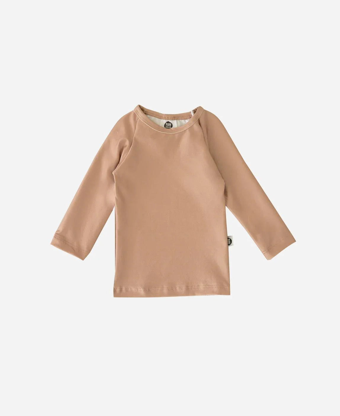 Camiseta Infantil Proteção Solar Unissex UV50+ MiniMalista | Liso Mocha - MiniMalista Baby - 0, 0.3, b2b, black-friday, Calor, com-desconto-mm10, Menina, Menino, SALE-FINAL, tab-tam-camiseta-praia, tab-tam-camiseta-solar-praia, tab-tamanho-camiseta-raglan, Verão -bebê-minimalista-estiloso