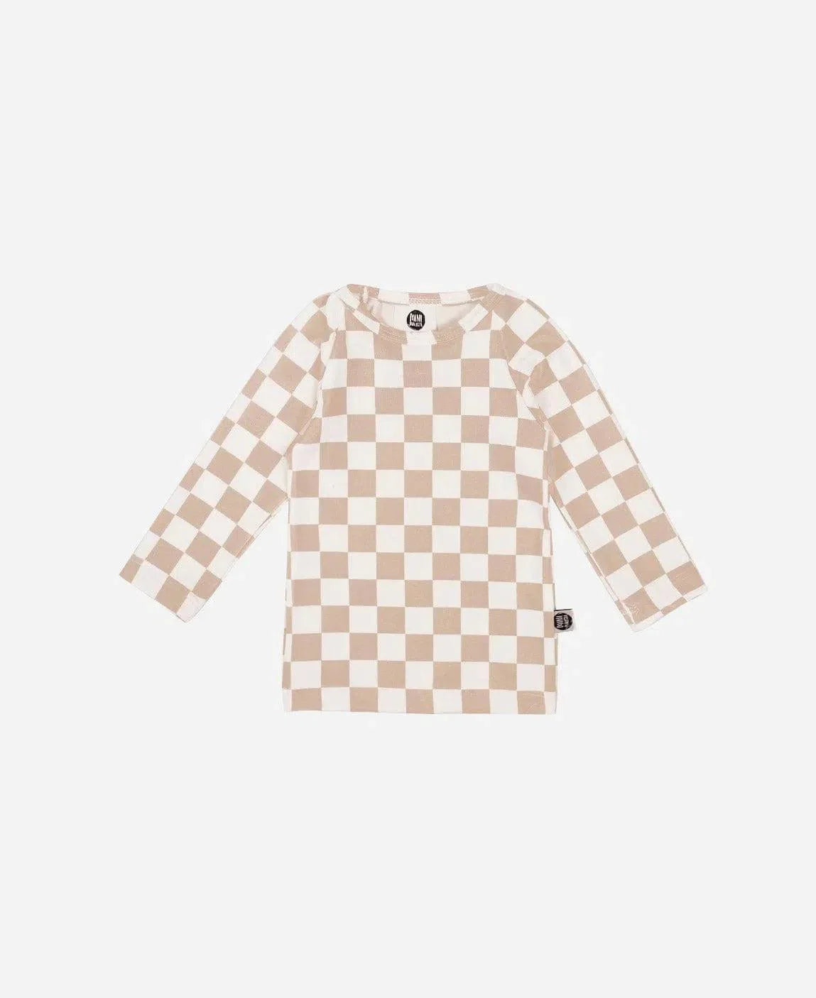 Camiseta Infantil Proteção Solar Unissex UV50+ | Racer Beige - MiniMalista Baby - 0.3, b2b, black-friday, Calor, com-desconto-mm10, Menina, Neutro, tab-tam-camiseta-praia, tab-tam-camiseta-solar-praia, tab-tamanho-camiseta-raglan, Unissex, Verão -bebê-minimalista-estiloso