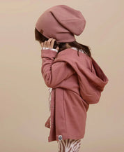 Casaco de Malha Unissex MiniMalista | Liso Dark Rose - MiniMalista Baby - 0.2, 0.3, b2b, Baby, black-friday, com-desconto-mm10, Frio, Kids, Menina, tab-tam-cardigan-casaco-malha -bebê-minimalista-estiloso