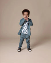 Casaco de Malha Unissex MiniMalista | Liso Goblin Blue - MiniMalista Baby - 0.3, b2b, Baby, black-friday, com-desconto-mm10, Frio, Kids, Menino, new, tab-tam-cardigan-casaco-malha, Winter Sale 30% -bebê-minimalista-estiloso