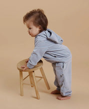 Casaco Plush Unissex MiniMalista Liso Azul - MiniMalista Baby - 0.3, b2b, Baby, black-friday, com-desconto-mm10, Frio, Kids, Menino, Neutro, tab-medidas-casaco-capuz, tab-tam-casaco-capuz-ziper-bebe, Unissex -bebê-minimalista-estiloso