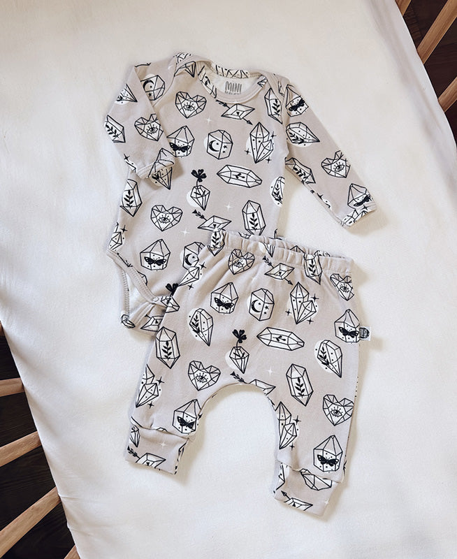 Body de Bebê Manga Longa Unissex | Crystal